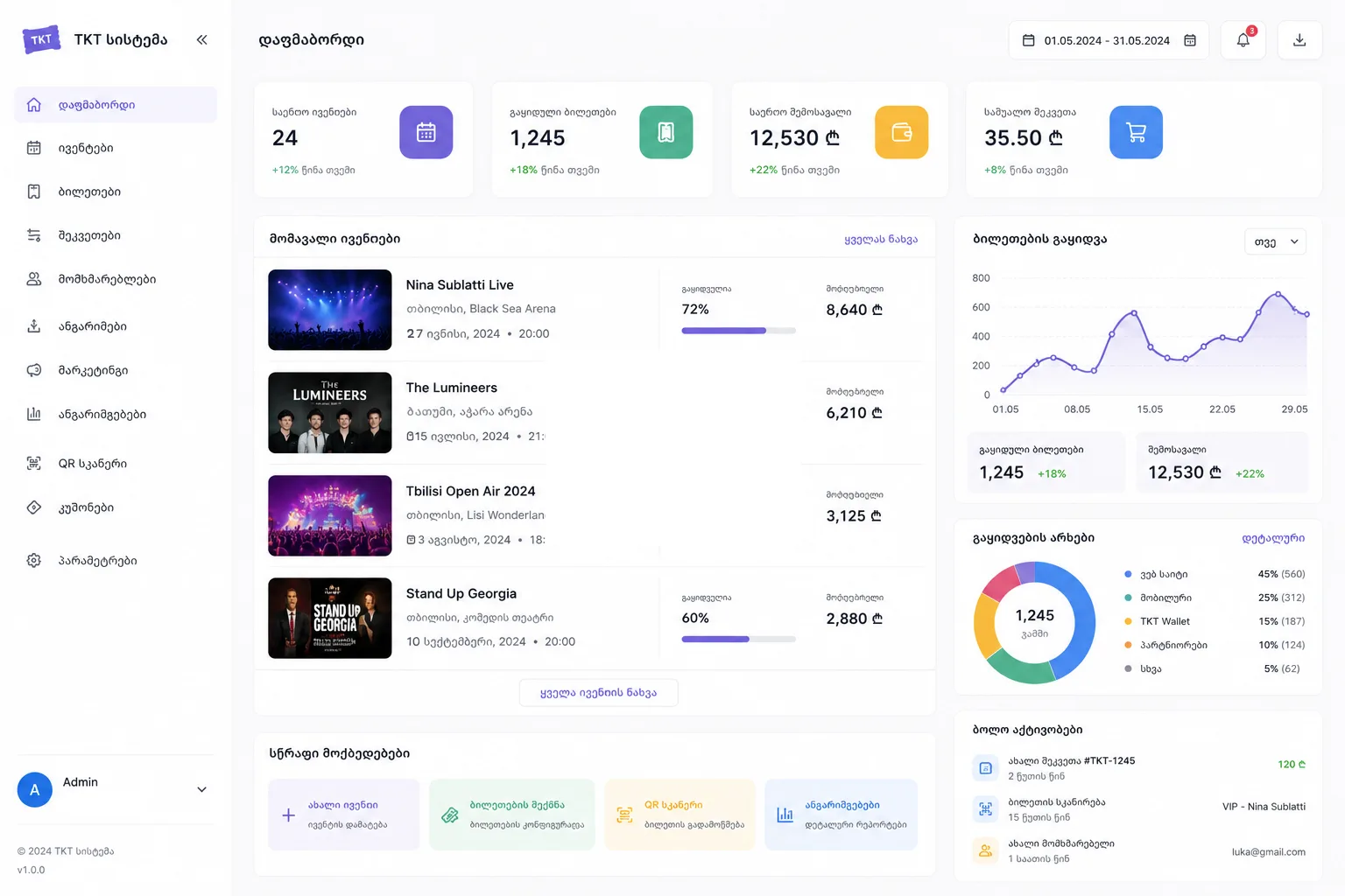 TKT Event Ticketing System